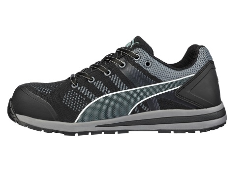 Puma 643160 ELEVATE KNIT BLACK LOW safety shoes S1P ESD HRO SRC - Safe ...