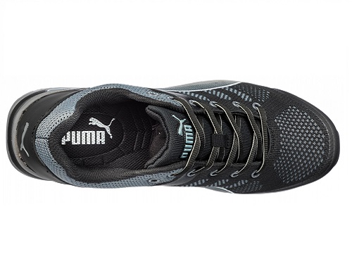 puma elevate knit black safety trainers