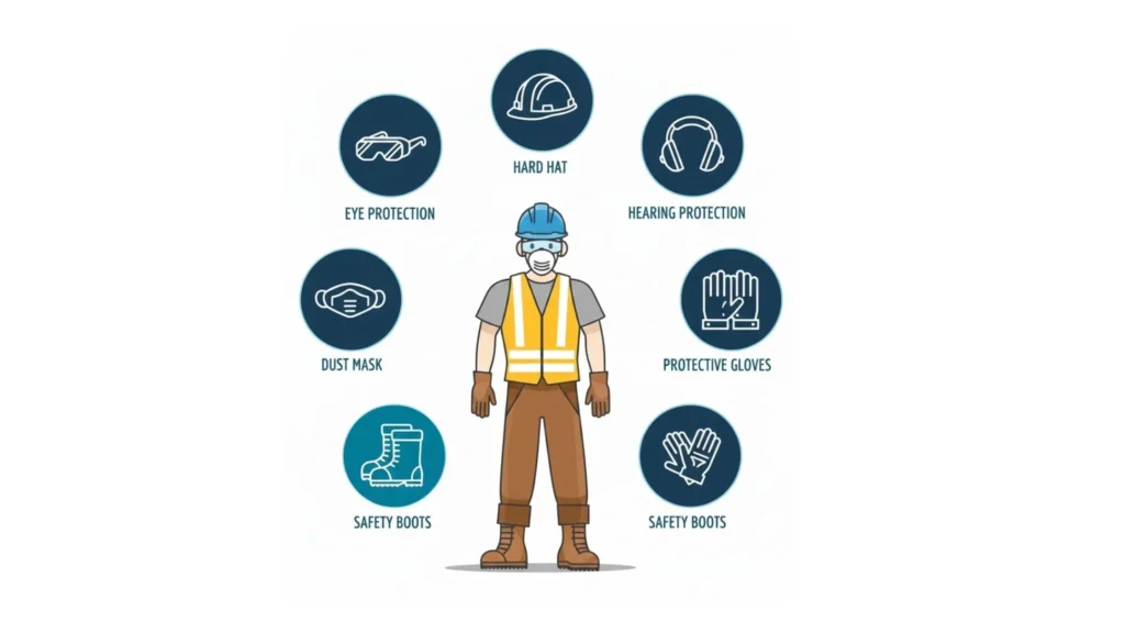 image is about types of ppe