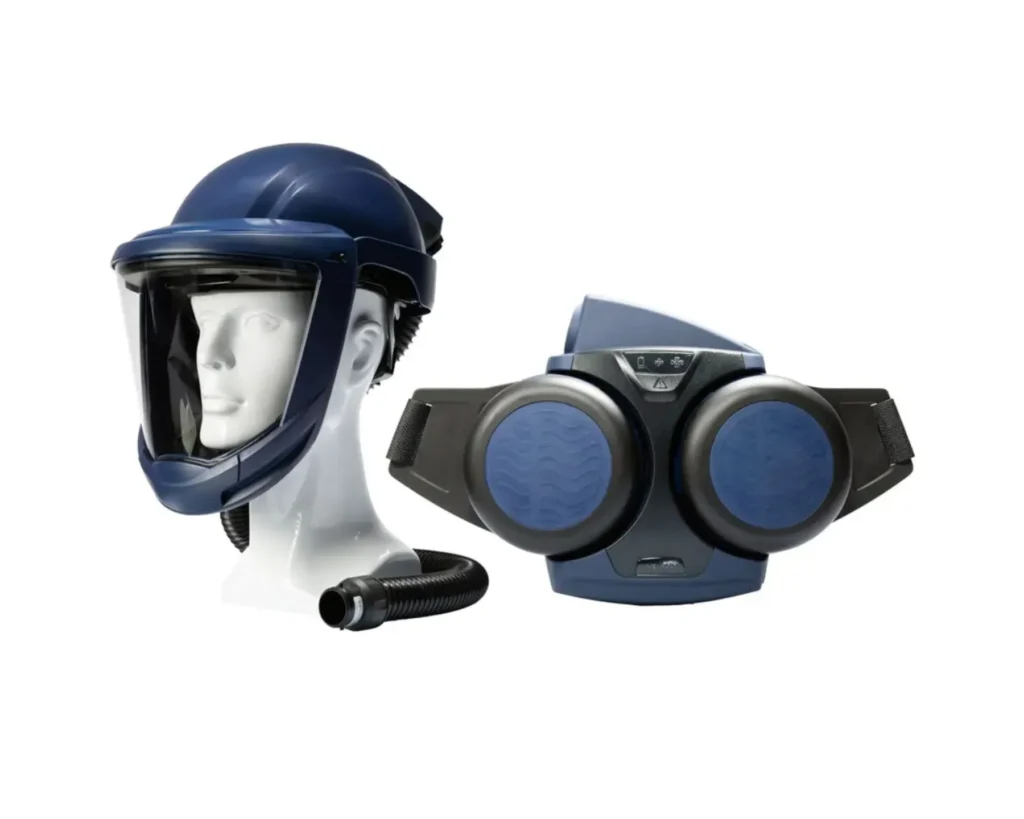 Kit with SR 500 fan unit and protective helmet with visor SR 580
