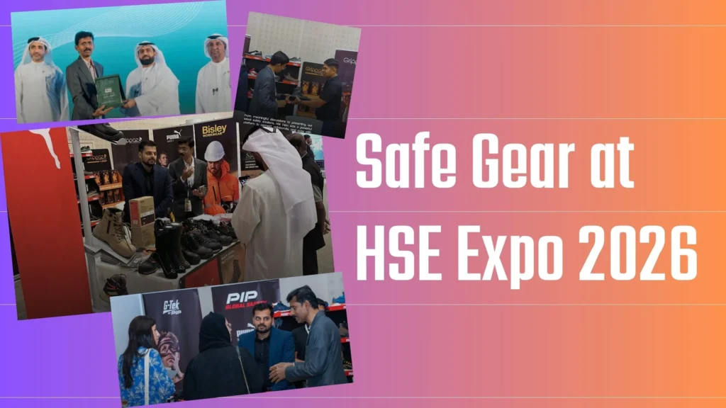 safe gear at hse expo, sharjah